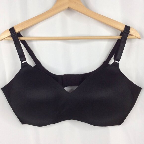 Warners Blissful Benefits Underarm-Smoothing Wireless Lightly Lined Bra 38D - Picture 5 of 11